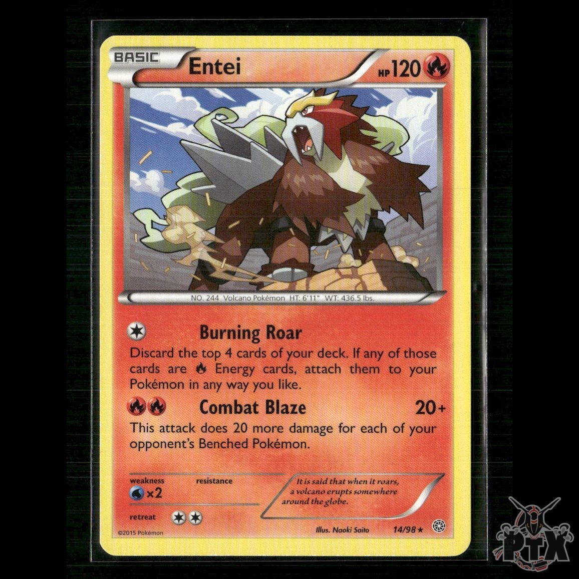 Entei 14/98 XY - Ancient Origins LP Pokemon