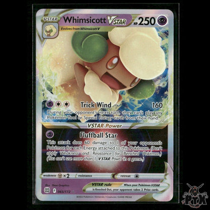 Whimsicott VSTAR 065/172 SWSH09: Brilliant Stars NM Pokemon