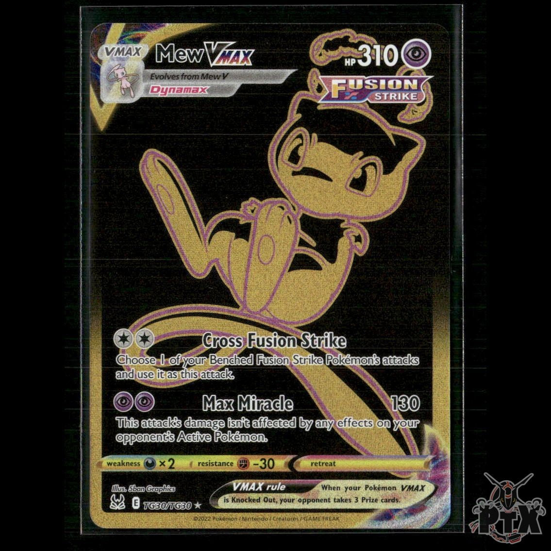 Mew VMAX (Secret) TG30/TG30 SWSH11: Lost Origin Trainer Gallery NM Pokemon