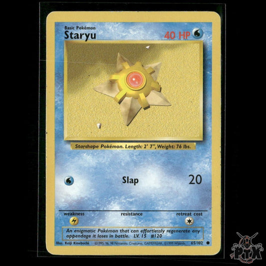 Staryu 65/102 Base Set MP Pokemon
