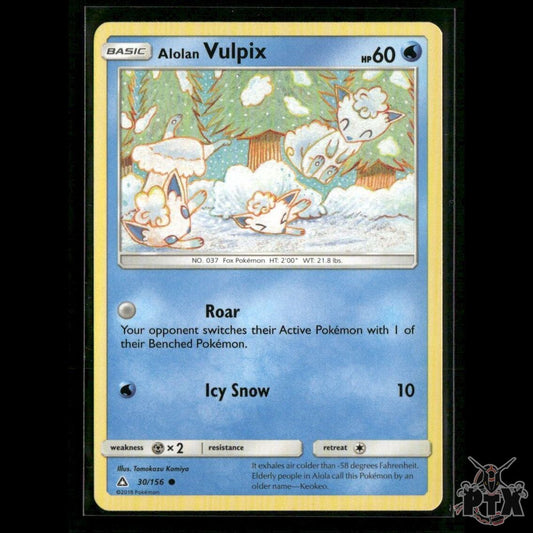 Alolan Vulpix 30/156 SM - Ultra Prism NM Pokemon