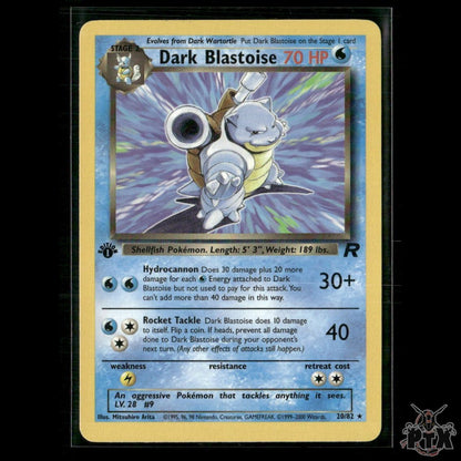 Dark Blastoise 20/82 1st Edition Team Rocket NM Pokemon