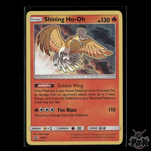 Shining Ho-Oh SM70 SM Promos NM Pokemon