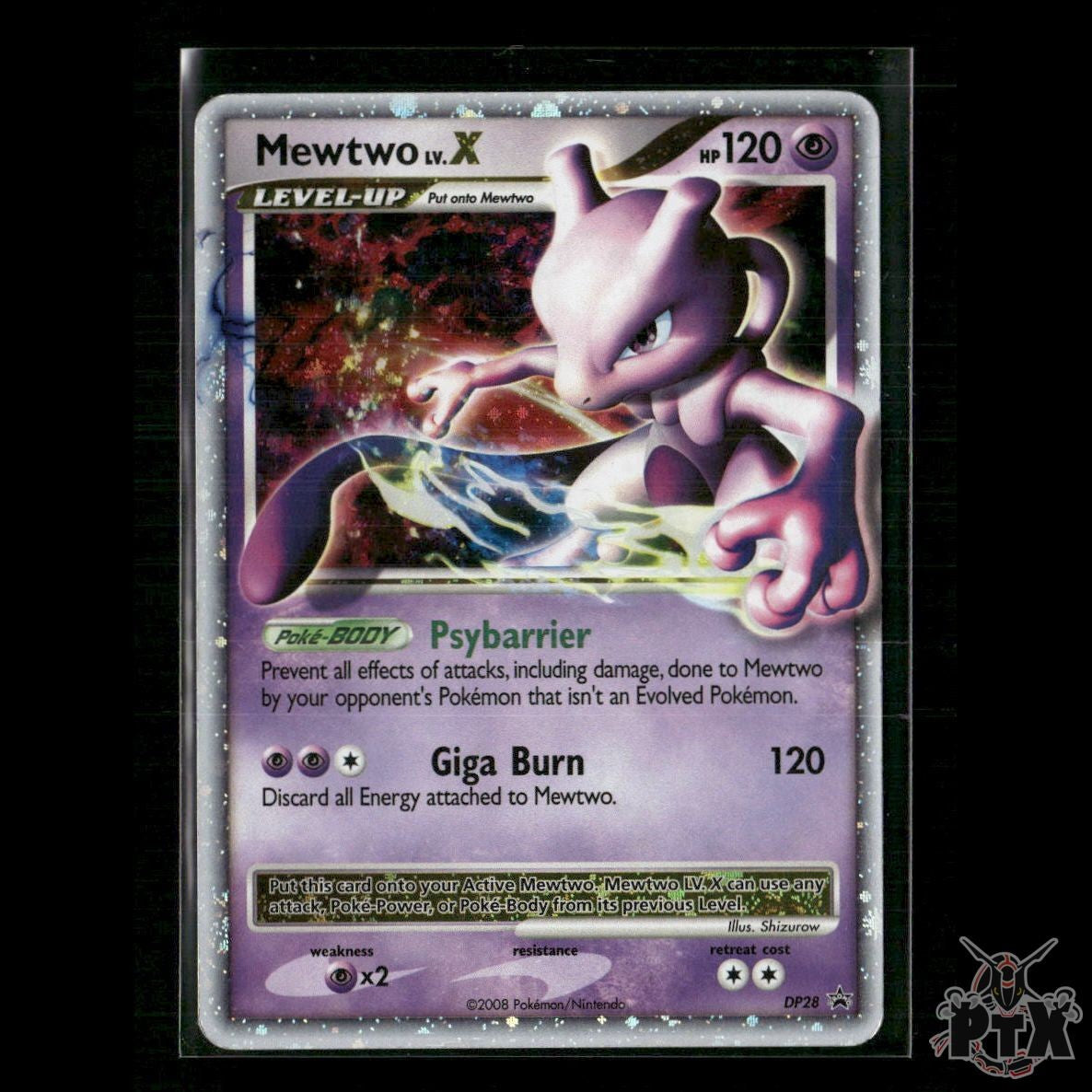 Mewtwo LV.X DP28 Diamond and Pearl Promos MP Pokemon