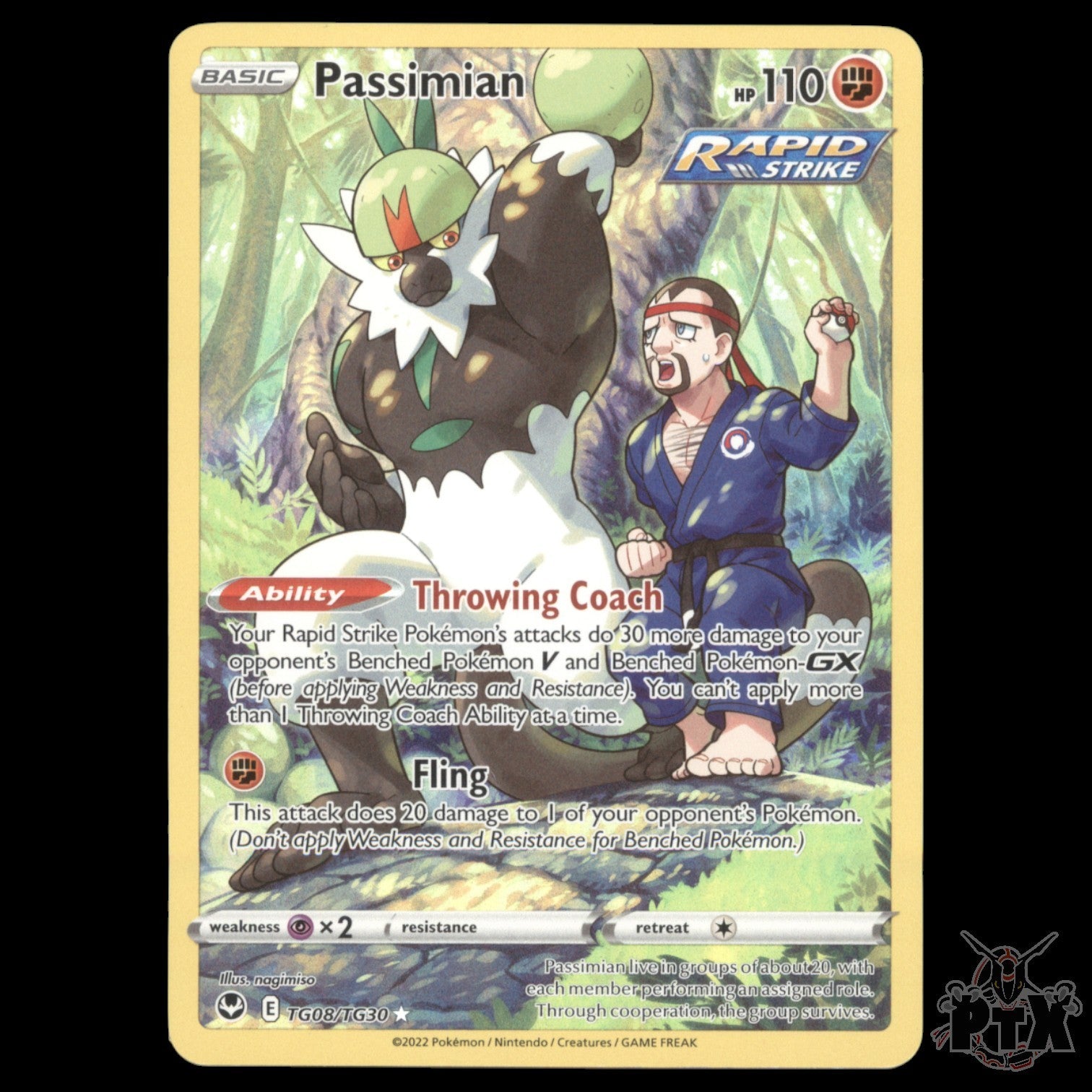 Passimian #TG08/TG30 Silver Tempest NM/Near Mint Pokemon 2022