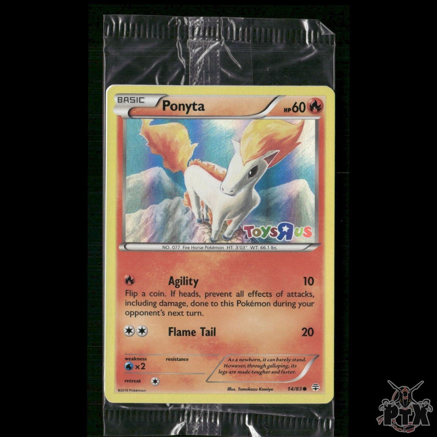 Ponyta 14/83 Toys R Us Promo Sealed Pokemon