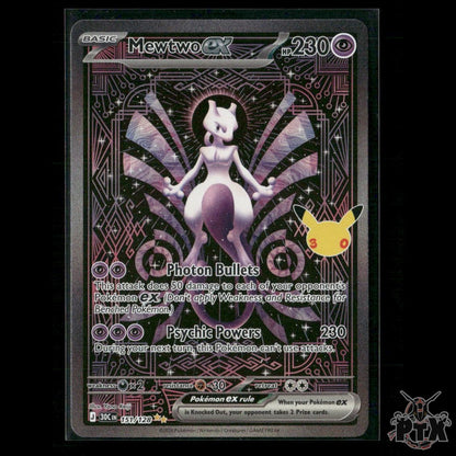 Mewtwo ex 151/128 ME: 30th Celebration NM Pokemon