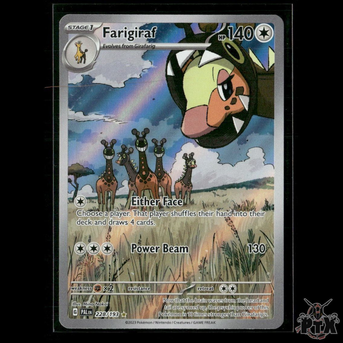 Farigiraf 228/193 SV02: Paldea Evolved NM Pokemon