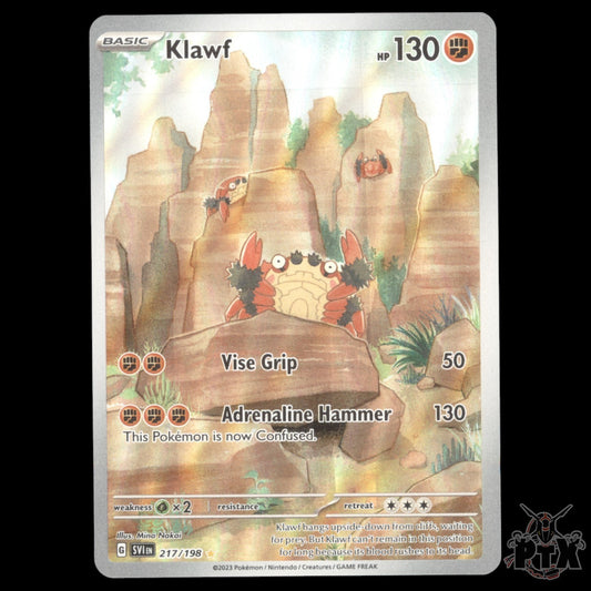 Klawf #217/198 Scarlet & Violet Base NM/Near Mint Pokemon 2023