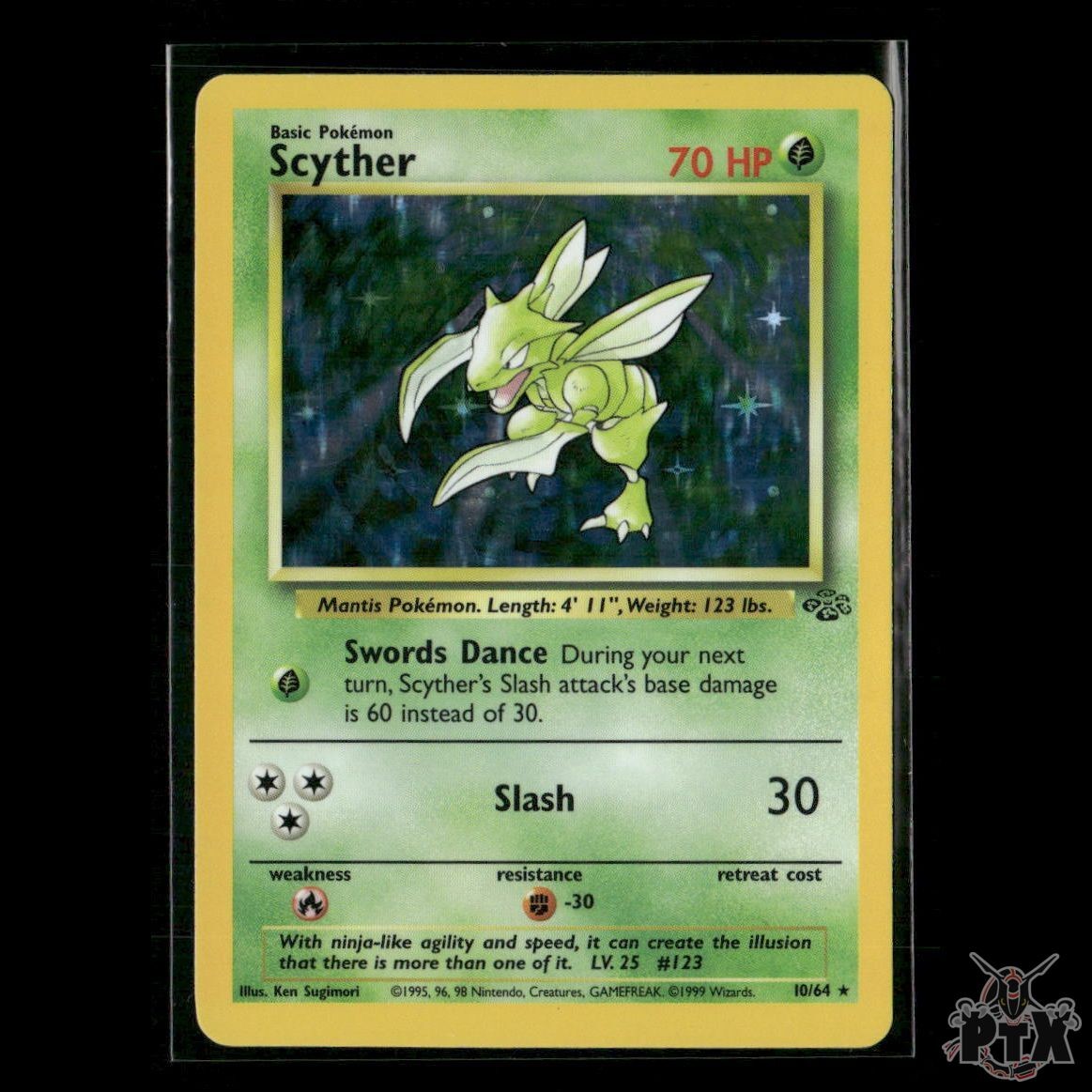 Scyther Holo 10/64 Jungle MP Pokemon