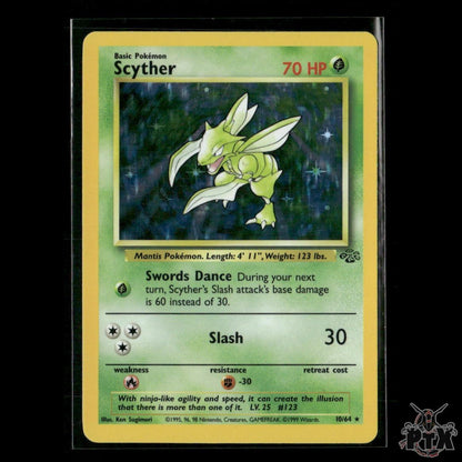 Scyther Holo 10/64 Jungle MP Pokemon