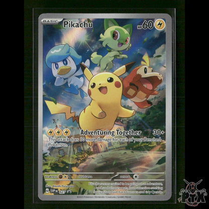 Pikachu 027 SV: Scarlet & Violet Promo Cards NM Pokemon