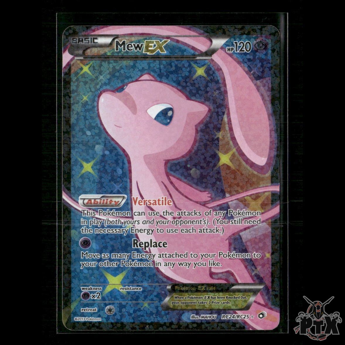 Mew EX (Full Art) RC24/RC25 Legendary Treasures: Radiant Collection MP Pokemon