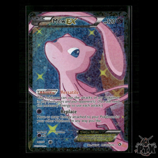 Mew EX (Full Art) RC24/RC25 Legendary Treasures: Radiant Collection MP Pokemon
