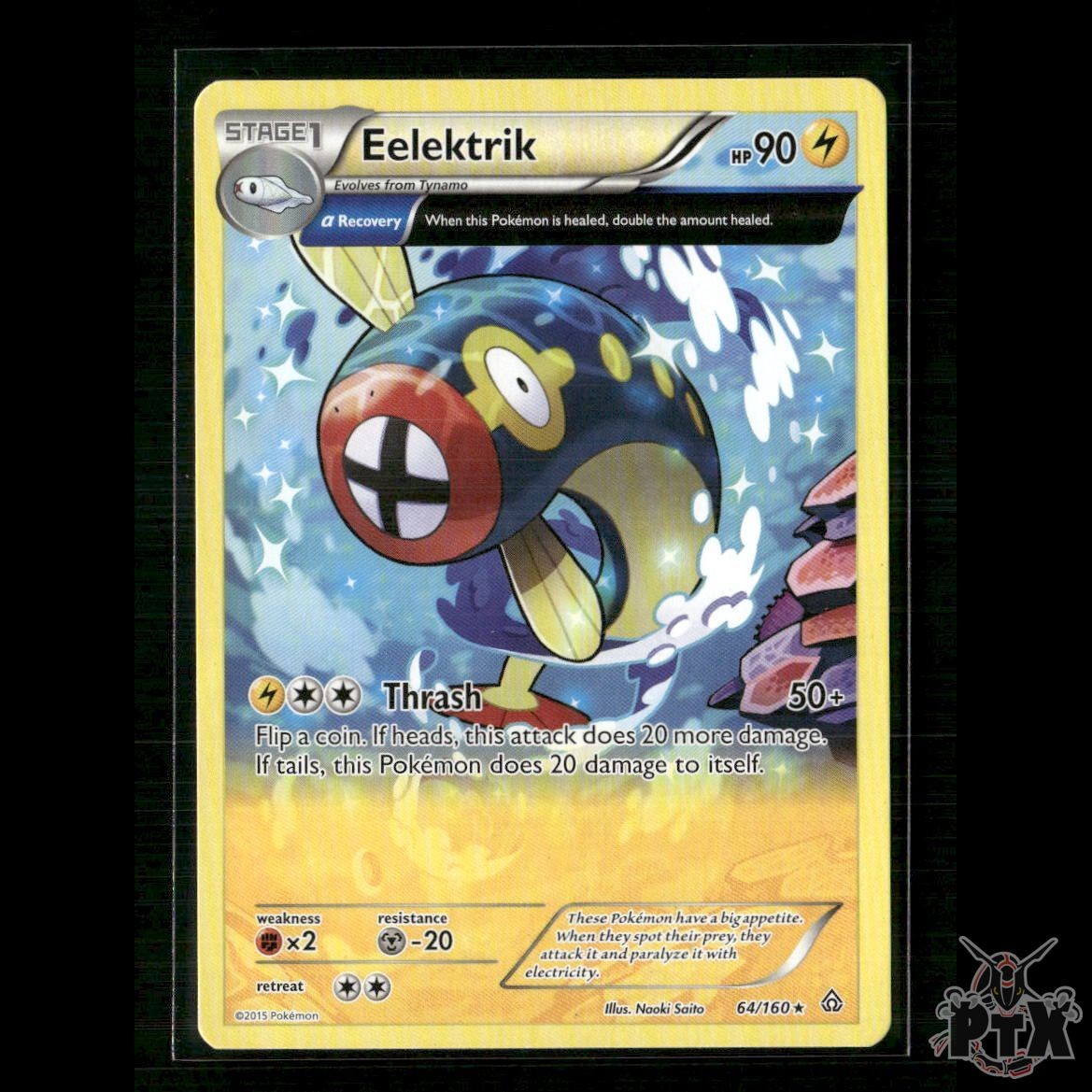 Eelektrik (Alpha) 64/160 XY - Primal Clash NM Pokemon