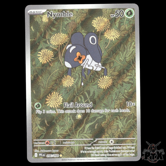 Nymble #096/094 Phantasmal Flames NM/Near Mint Pokemon 2025