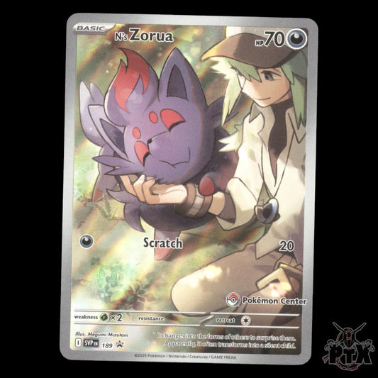 N's Zorua #189 Pokemon Center Promo NM/Near Mint Pokemon 2025