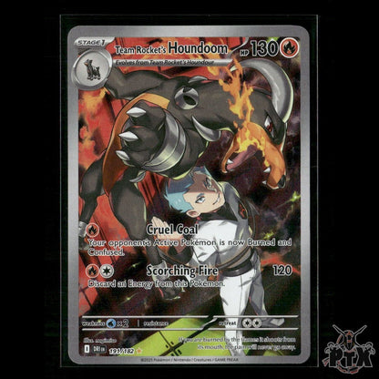 Team Rocket's Houndoom 191/182 SV10: Destined Rivals NM Pokemon
