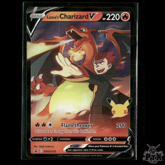 Lance's Charizard V SWSH133 SWSH: Sword & Shield Promo Cards NM Pokemon