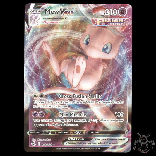 Mew VMAX #114/264 Fusion Strike NM/Near Mint Pokemon 2021