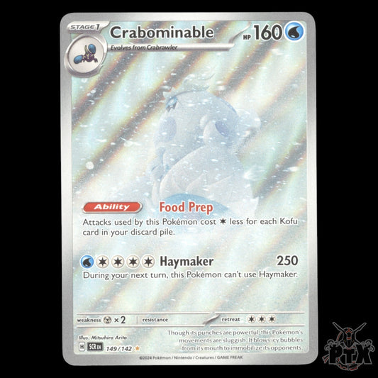 Crabominable #149/142 Stellar Crown NM/Near Mint Pokemon 2024