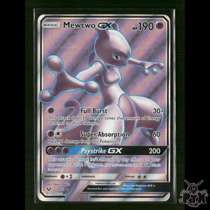 Mewtwo GX (Full Art) 72/73 Shining Legends NM Pokemon