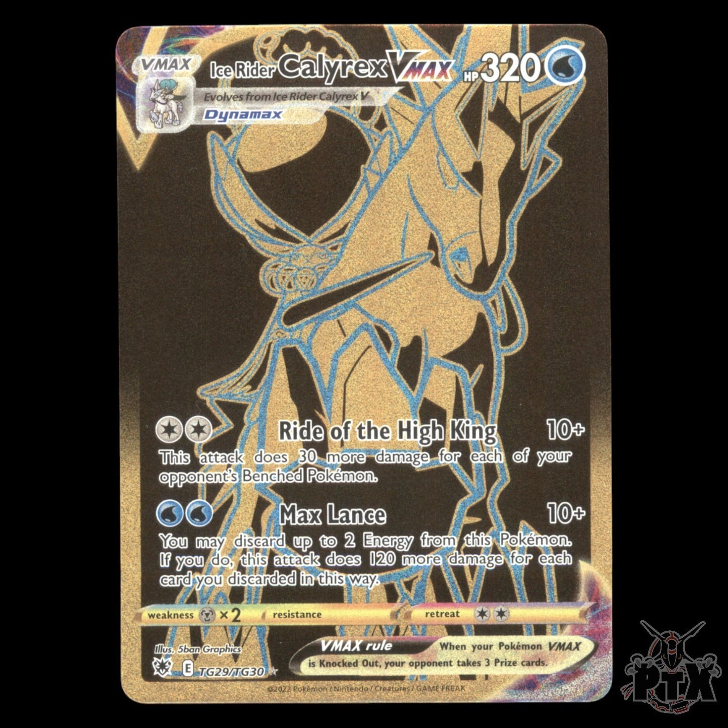 Ice Rider Calyrex VMAX #TG29/TG30 Astral Radiance NM/Near Mint Pokemon 2022