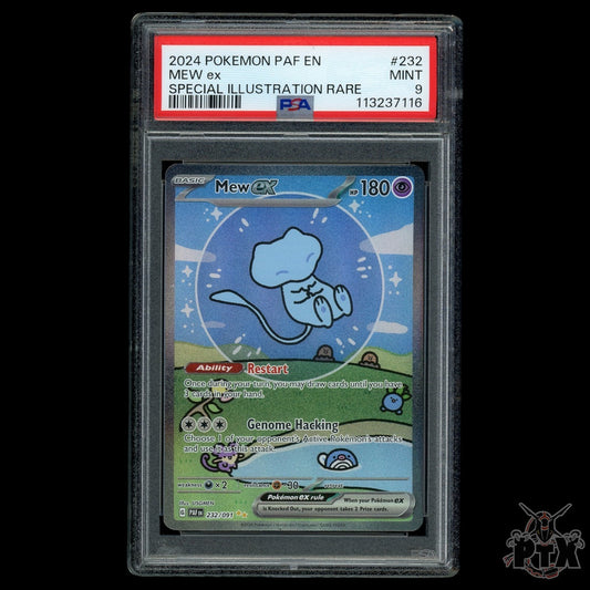 Mew ex #232/091 PSA 9 Paldean Fates Pokemon 2024