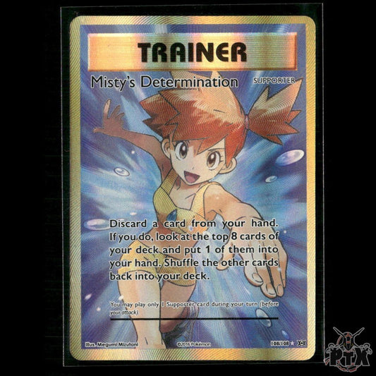 Misty's Determination (Full Art) 108/108 XY Evolutions NM Pokemon