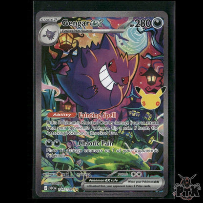 Gengar ex 154/128 ME: 30th Celebration NM Pokemon
