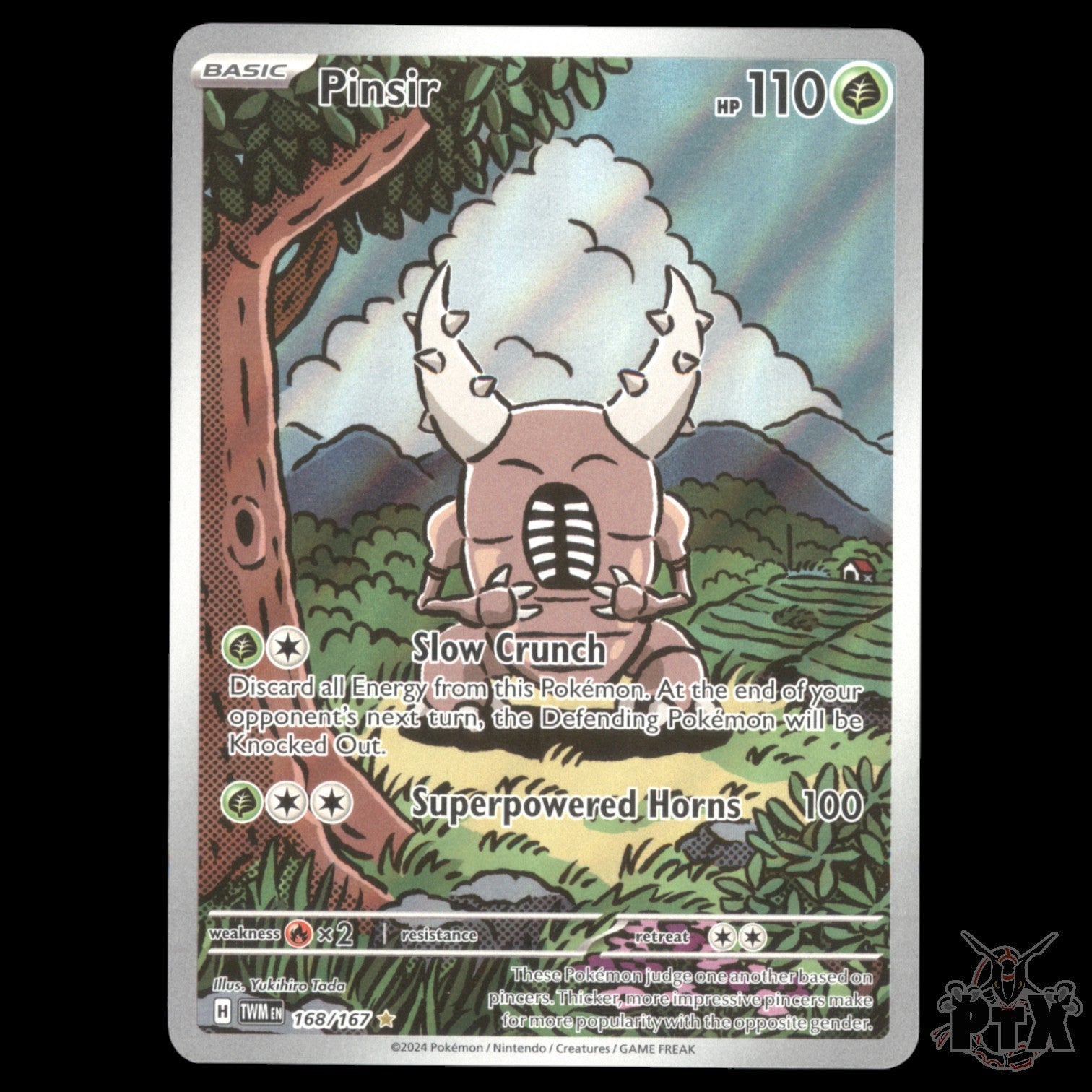 Pinsir #168/167 Twilight Masquerade NM/Near Mint Pokemon 2024