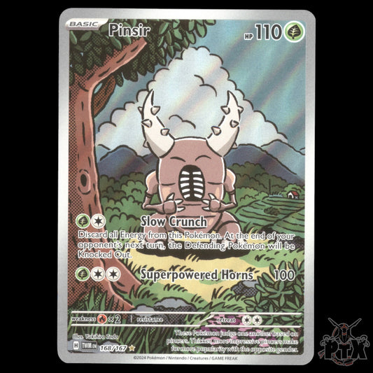 Pinsir #168/167 Twilight Masquerade NM/Near Mint Pokemon 2024