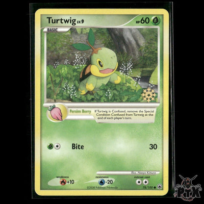 Turtwig 78/100 Countdown Calendar Promos LP Pokemon
