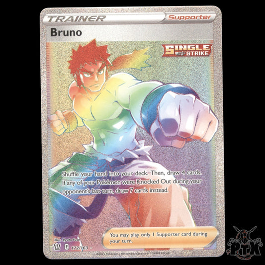 Bruno #172/163 Battle Styles NM/Near Mint Pokemon 2021