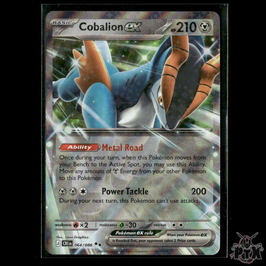 Cobalion ex 064/086 ME04: Chaos Rising NM Pokemon