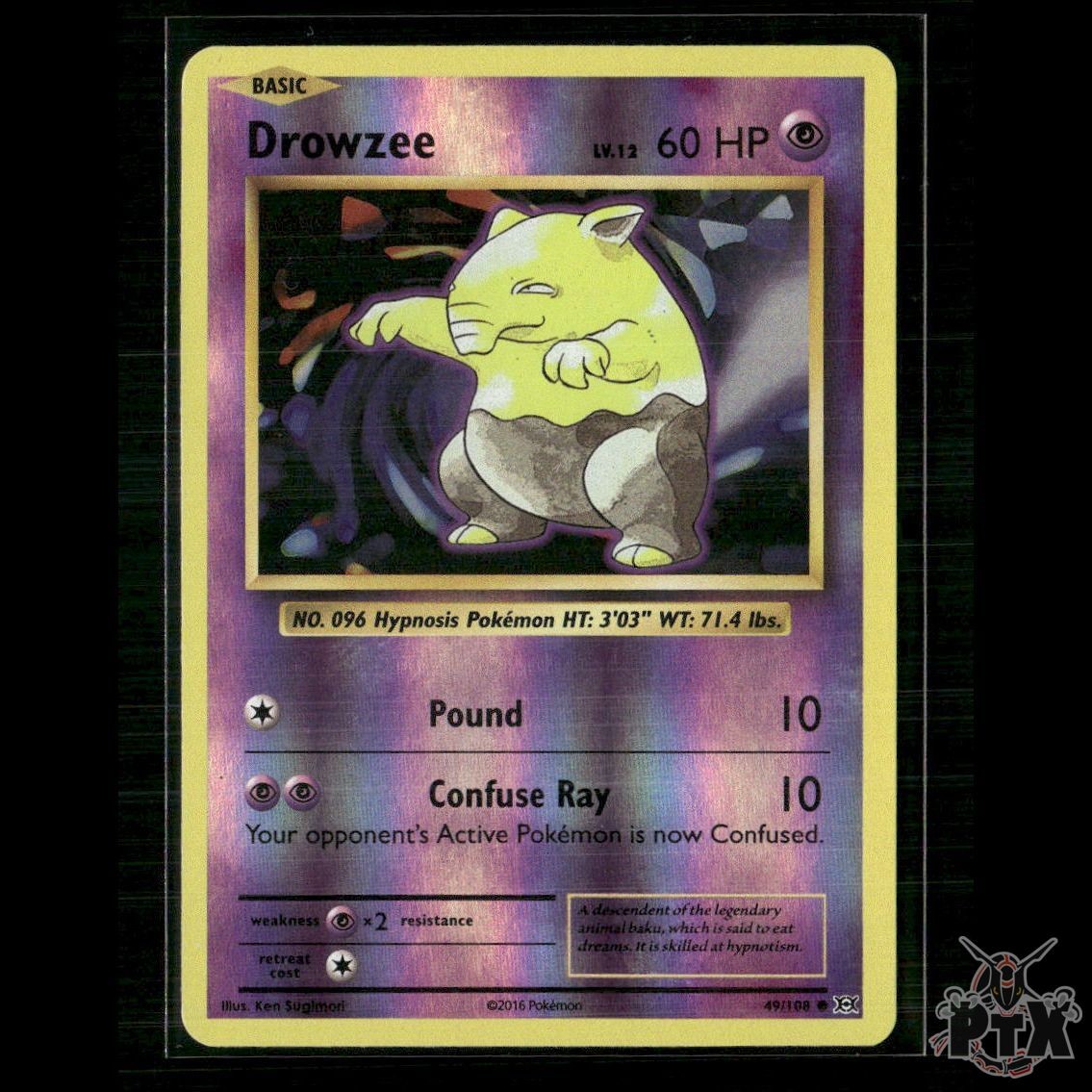 Drowzee 49/108 XY - Evolutions NM Pokemon