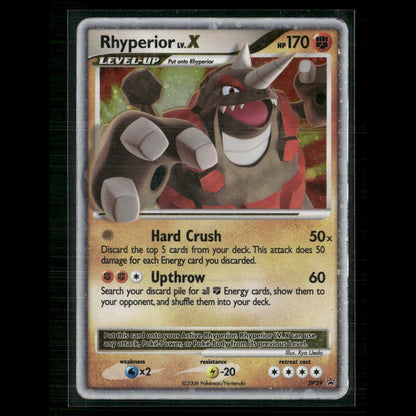 Rhyperior LV.X DP29 Diamond and Pearl Promos HP Pokemon