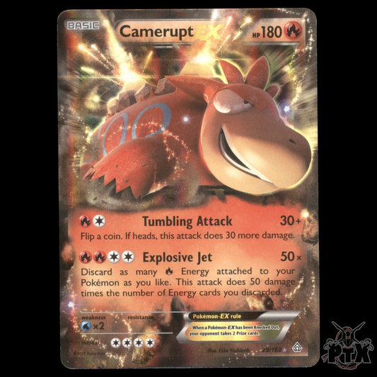 Camerupt EX #29/160 Primal Clash NM/Near Mint Pokemon 2015