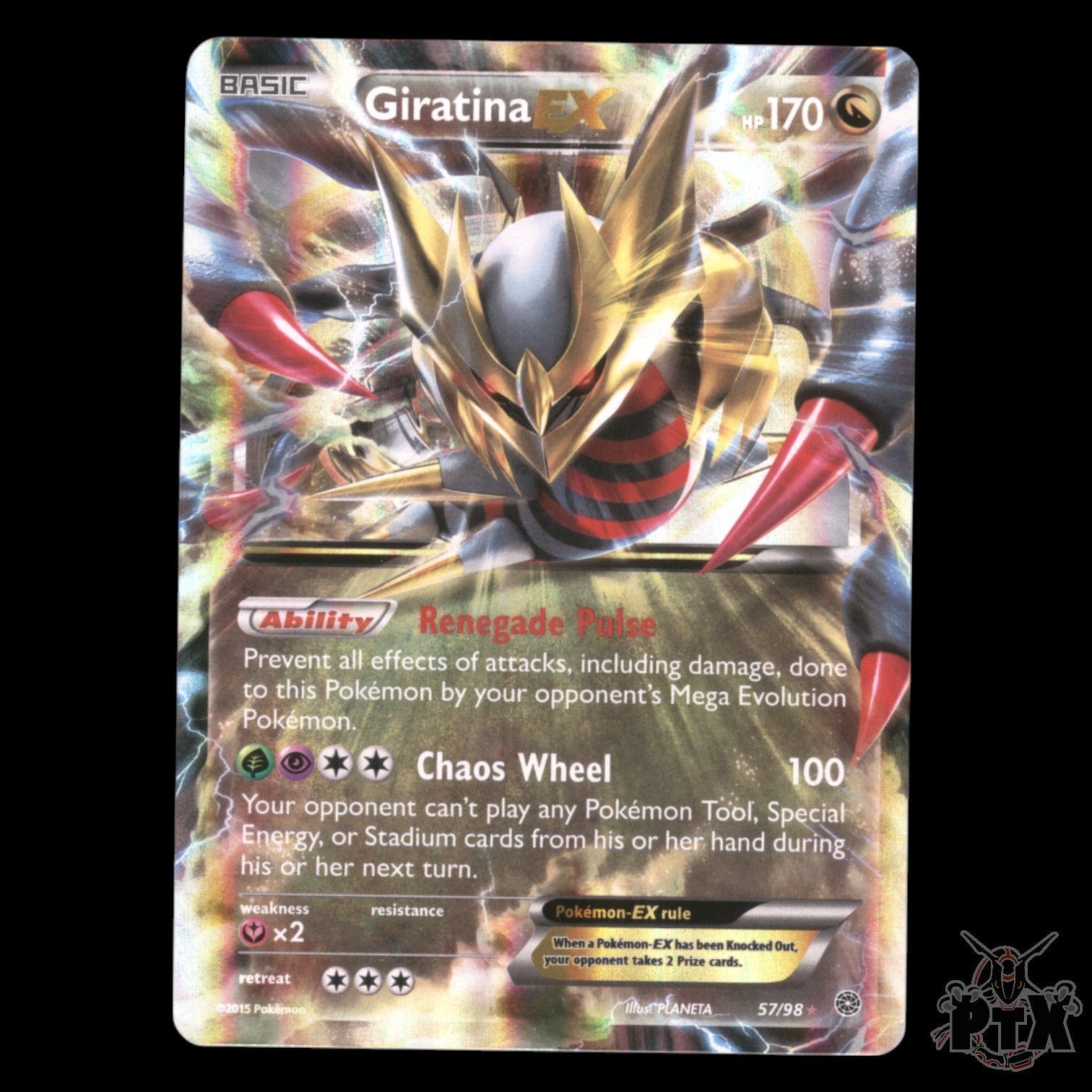 Giratina EX #57/98 Ancient Origins NM/Near Mint Pokemon 2015