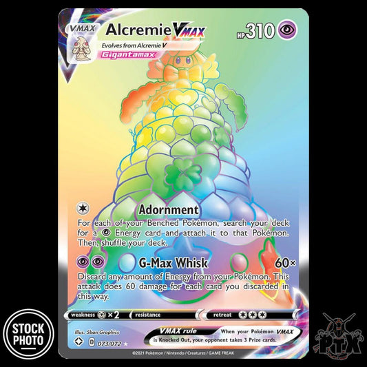 Alcremie VMAX #073/072 Shining Fates NM/Near Mint Pokemon 2021