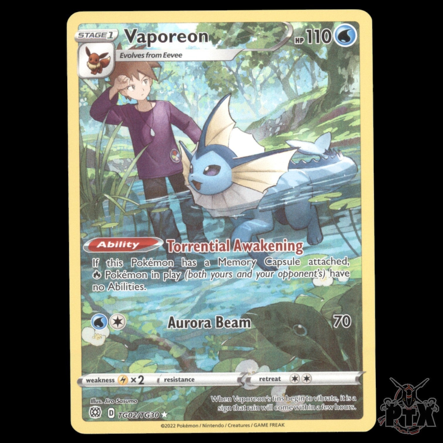 Vaporeon #TG02/TG30 Brilliant Stars NM/Near Mint Pokemon 2022
