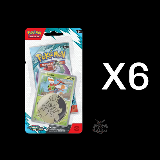 Journey Together Checklane Blister Bundle of 6 Pokemon 2025