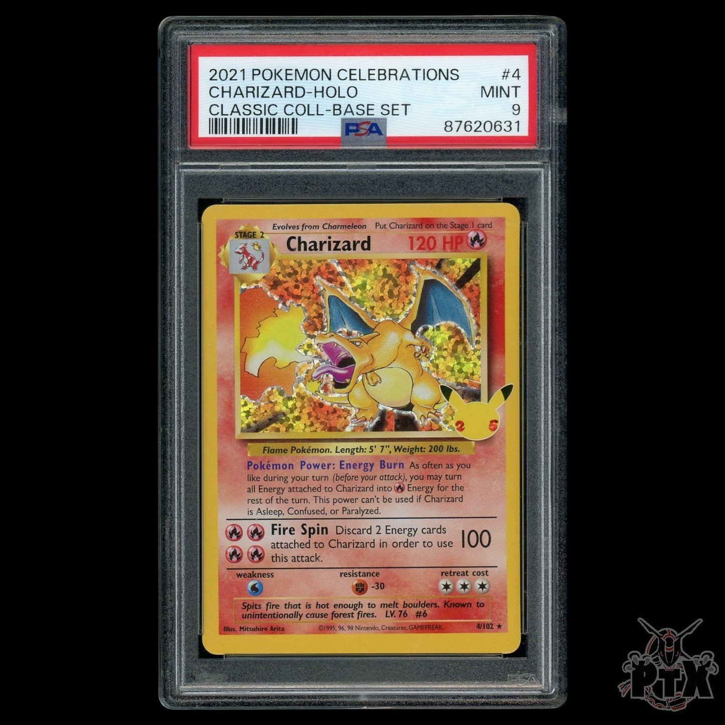 Charizard #4/102 PSA 9 Celebrations Pokemon