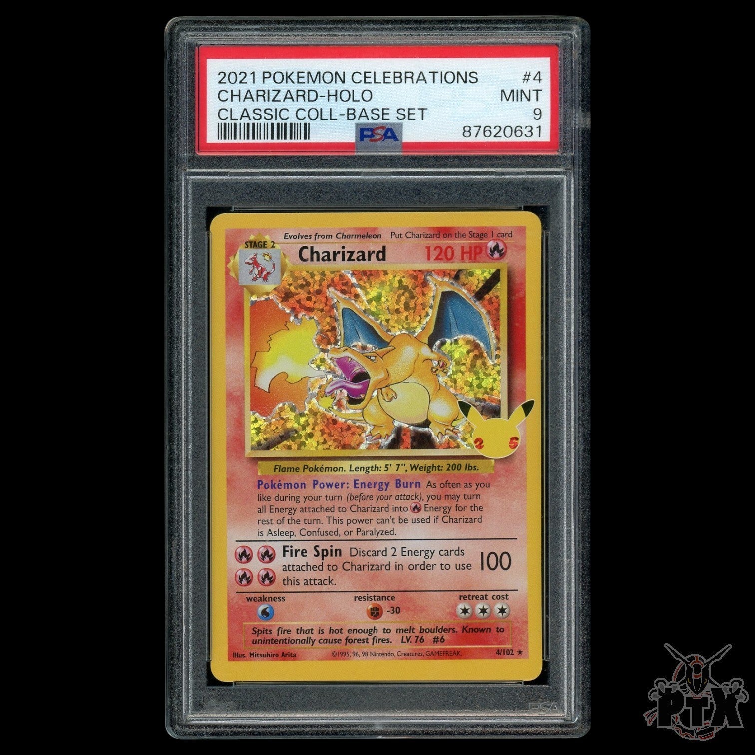 Charizard #4/102 PSA 9 Celebrations Pokemon