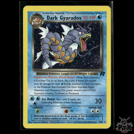 Dark Gyarados Holo 8/82 Team Rocket NM Pokemon