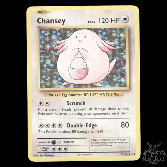 Chansey #70/108 Evolutions NM/Near Mint Pokemon 2016