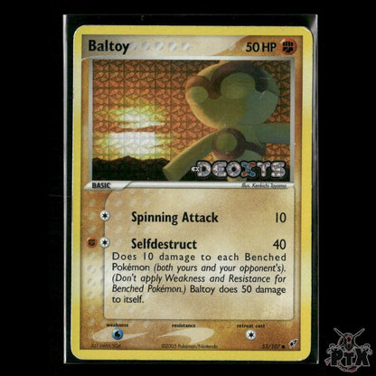 Baltoy Reverse Holo 53/107 Deoxys MP Pokemon