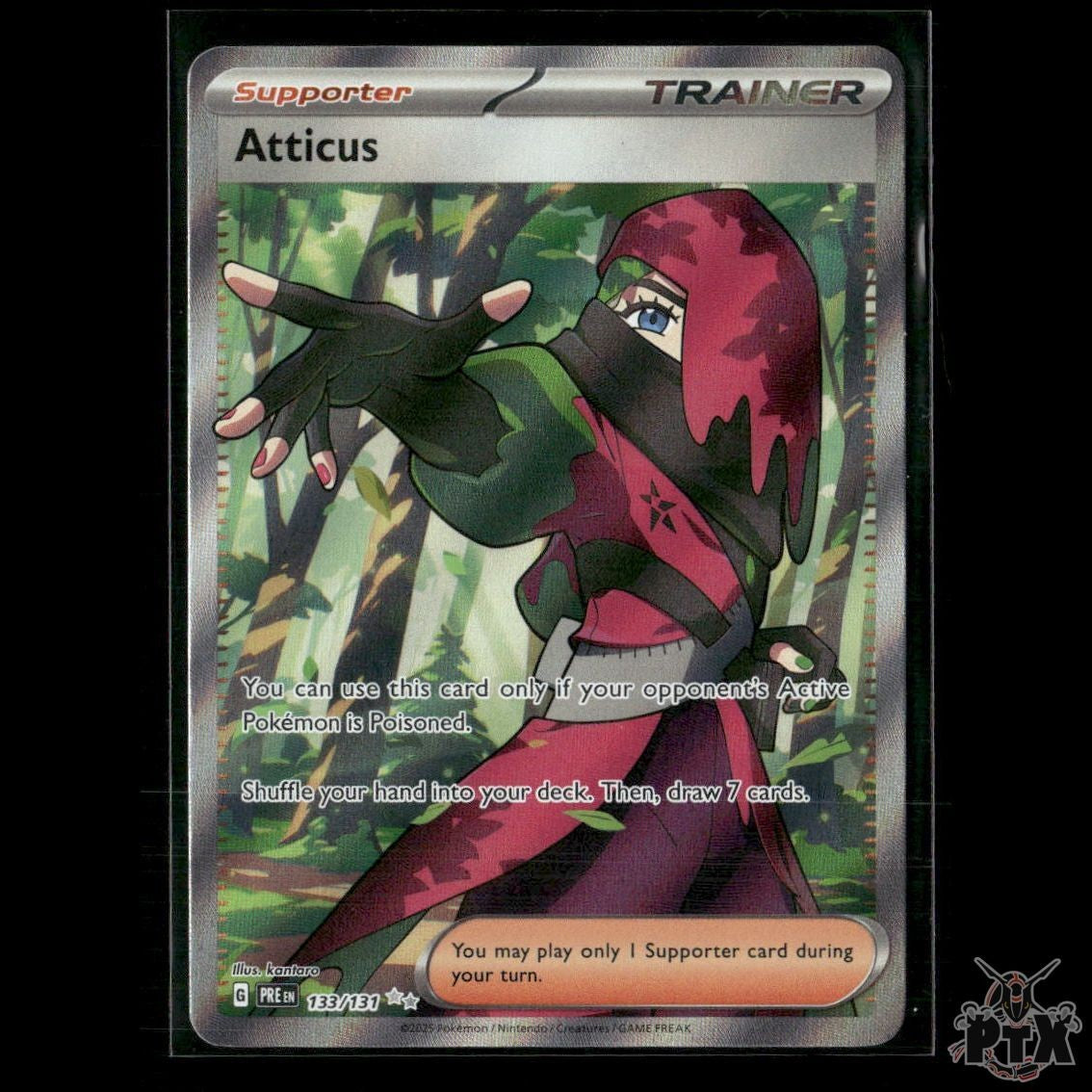 Atticus 133/131 SV: Prismatic Evolutions NM Pokemon 2025