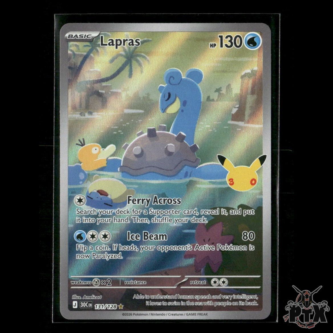 Lapras 131/128 ME: 30th Celebration NM Pokemon
