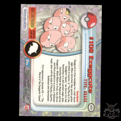 Topps Exeggcute #102 Foil Series 2 Pokemon 2000